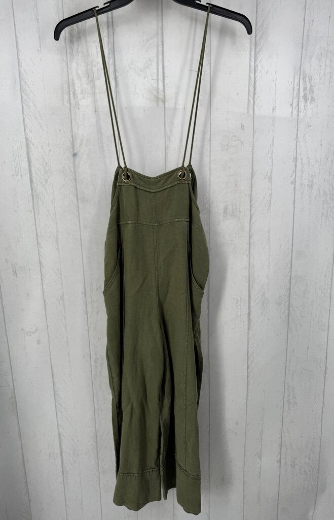 L linen blend slvls jumpsuit