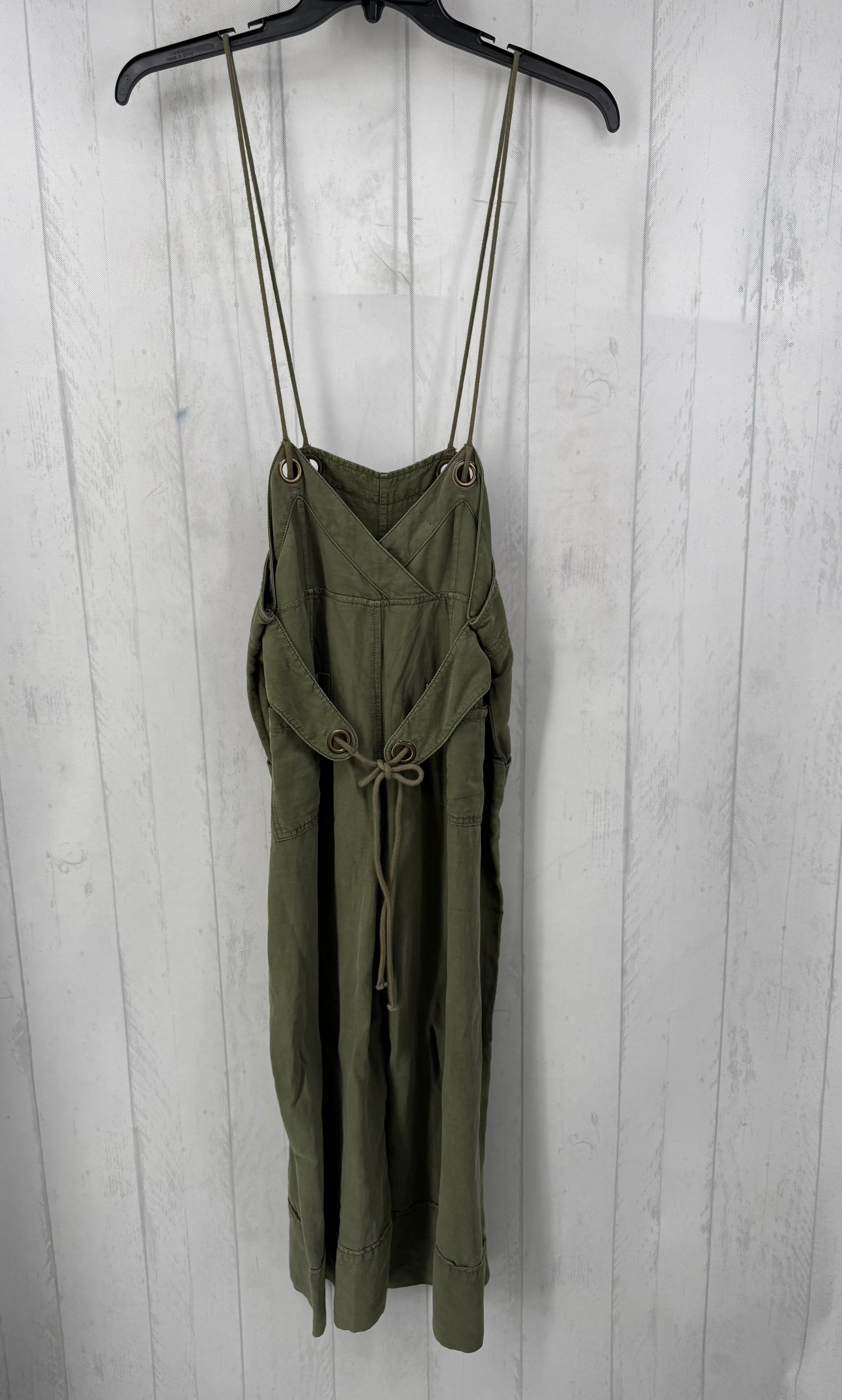 L linen blend slvls jumpsuit