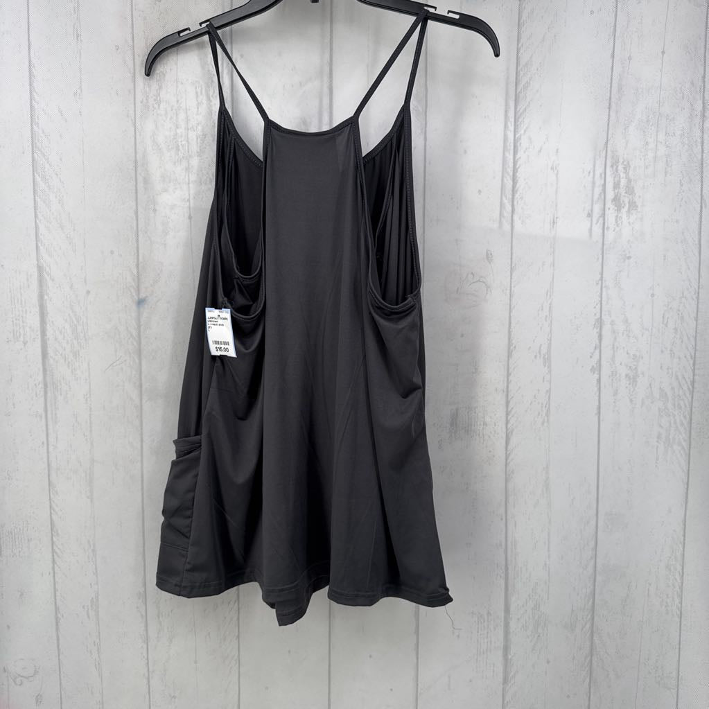 L v-neck slvls romper