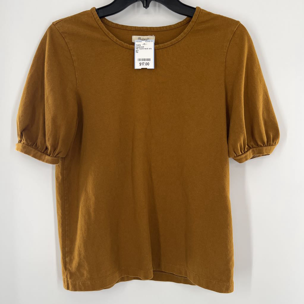 XS round neck s/s tee