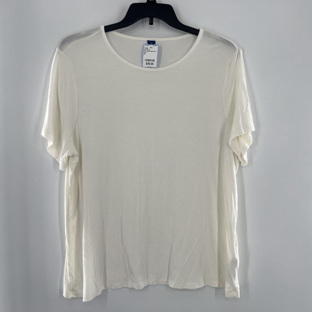 XL round neck s/s tee