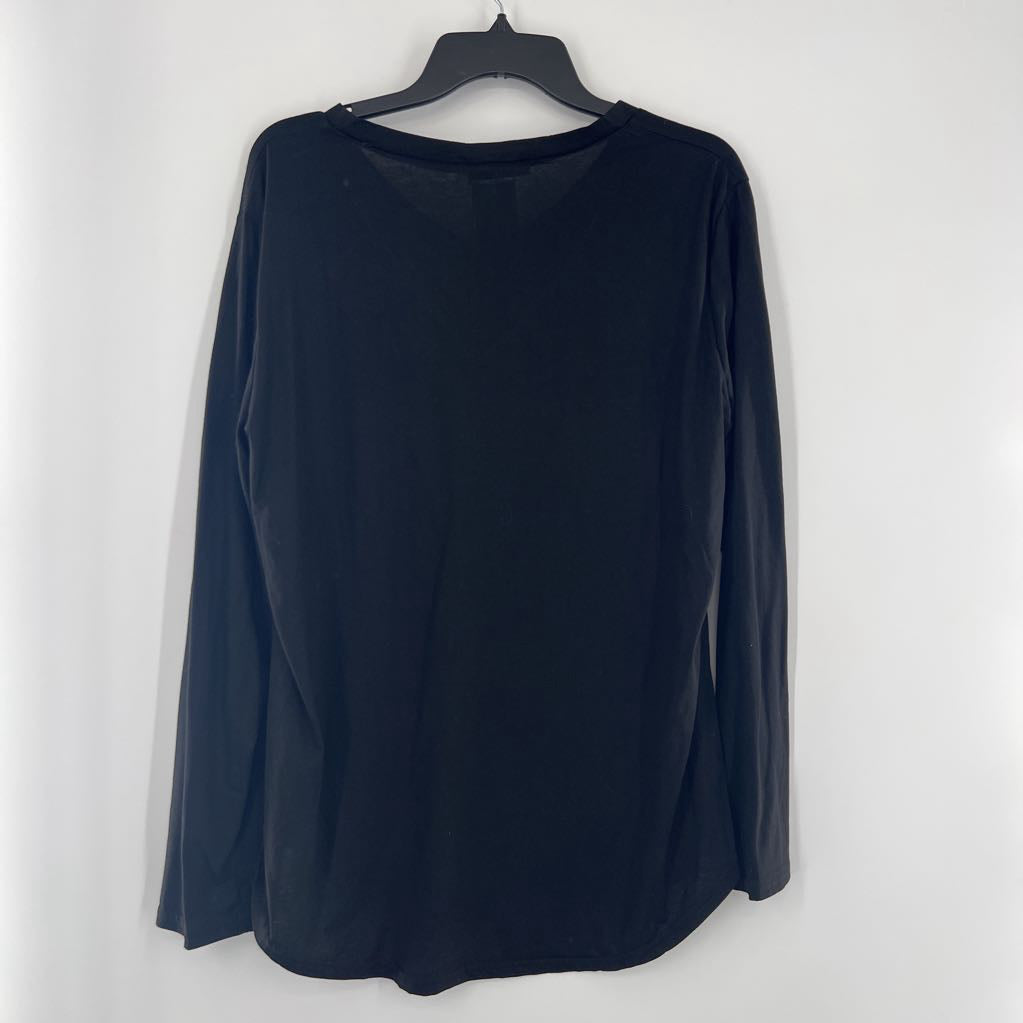 2XL v-neck l/s tee
