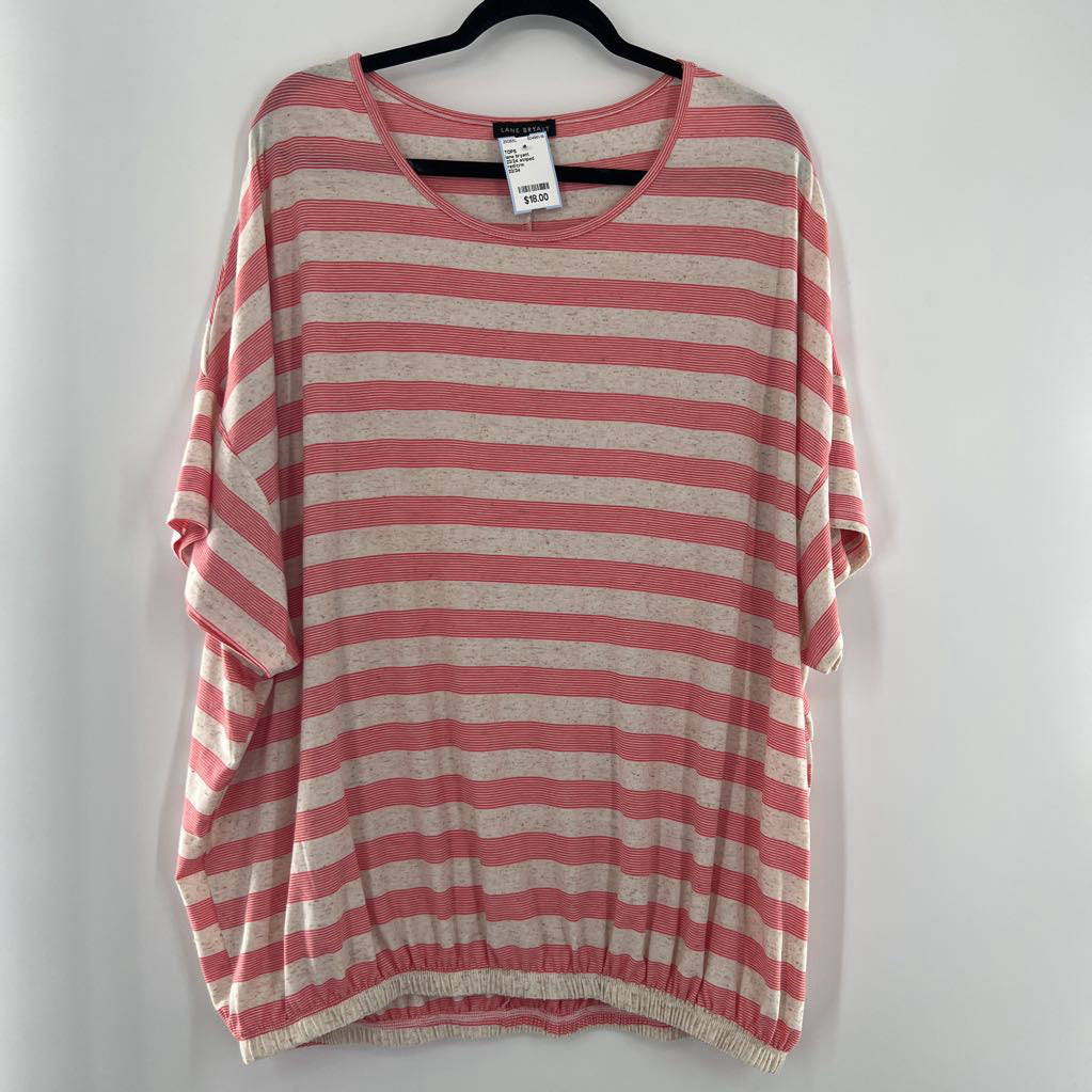 22/24 striped dolman sllv top