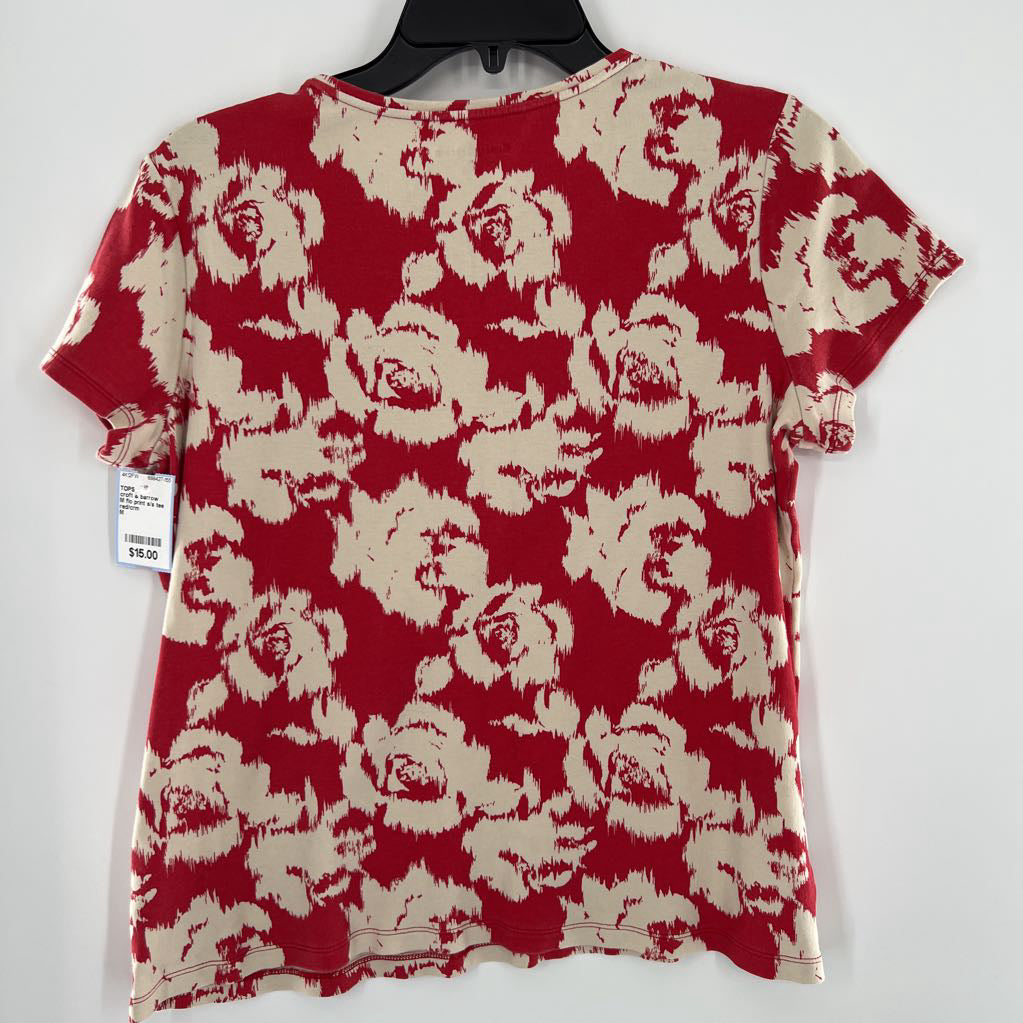 M flo print s/s tee