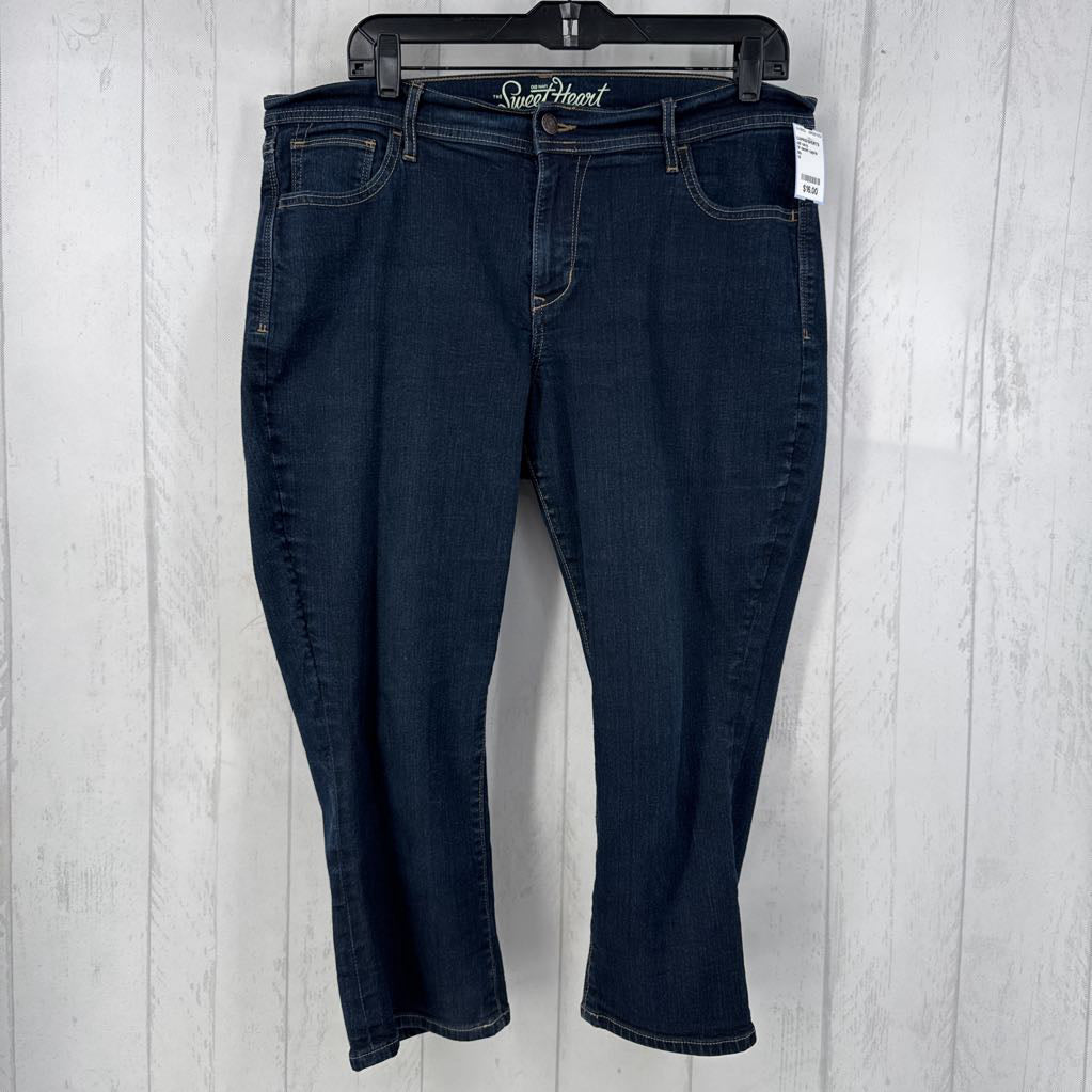 14 denim capris