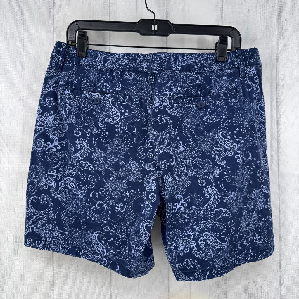12 flo print twill shorts