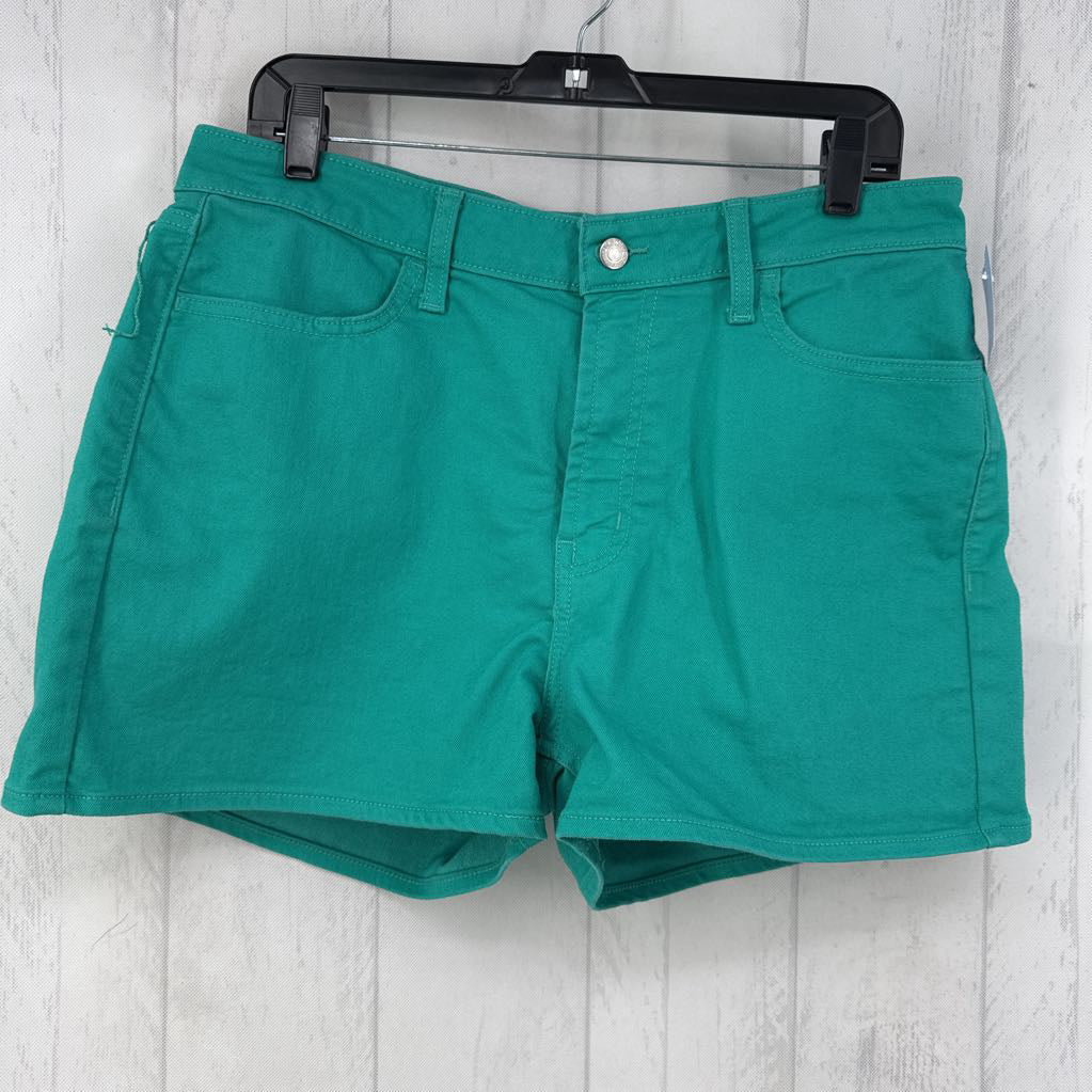 14 hi-rise jean shorts