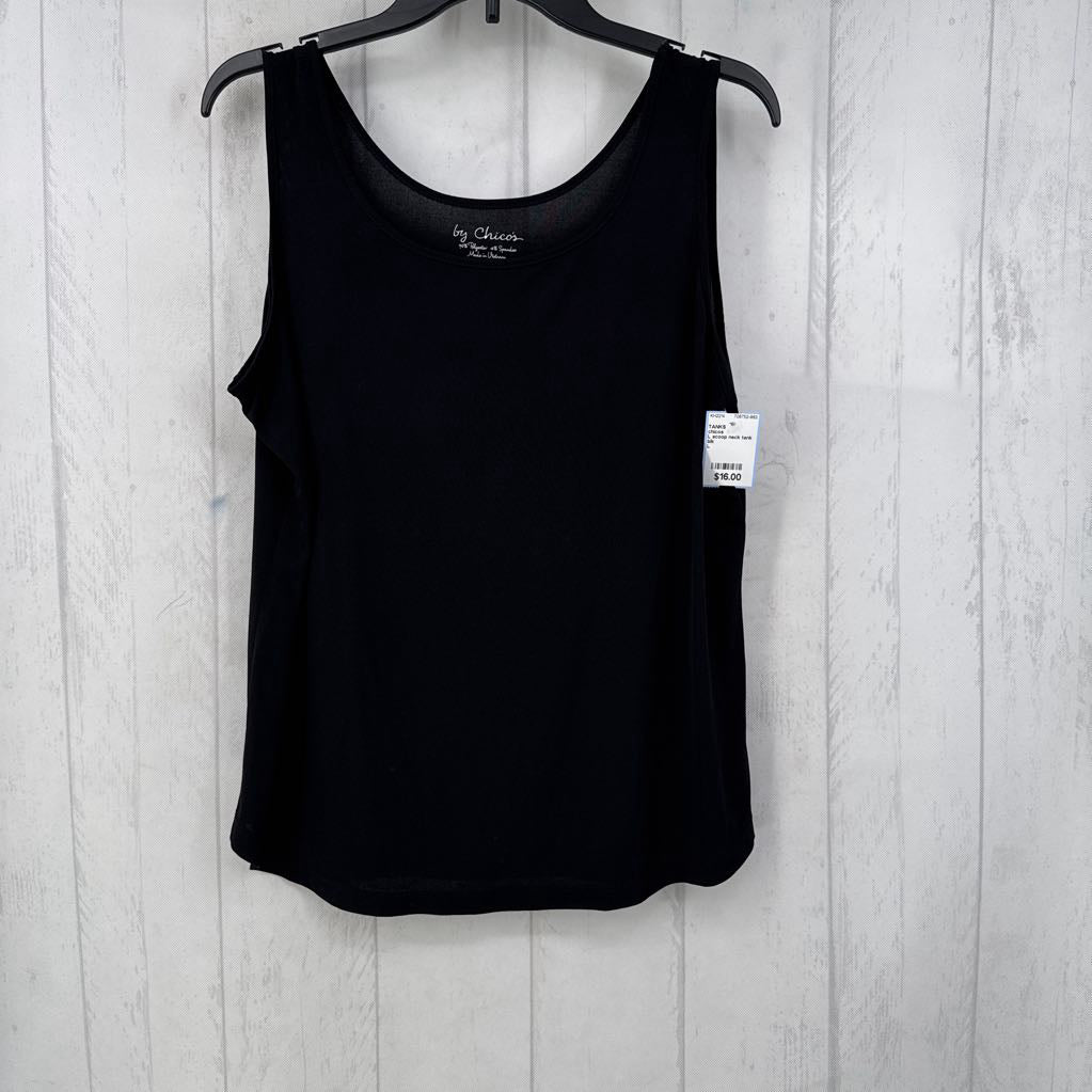 L scoop neck tank