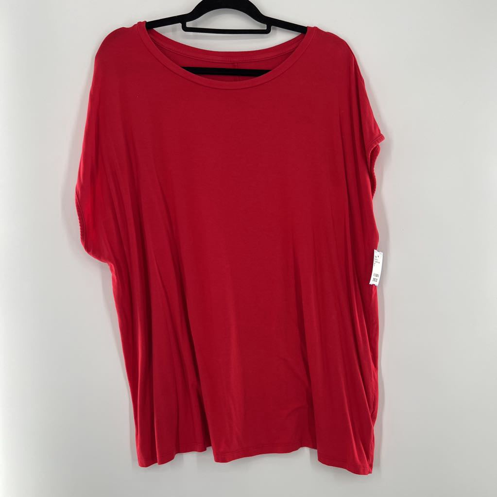 1X cap slv tee