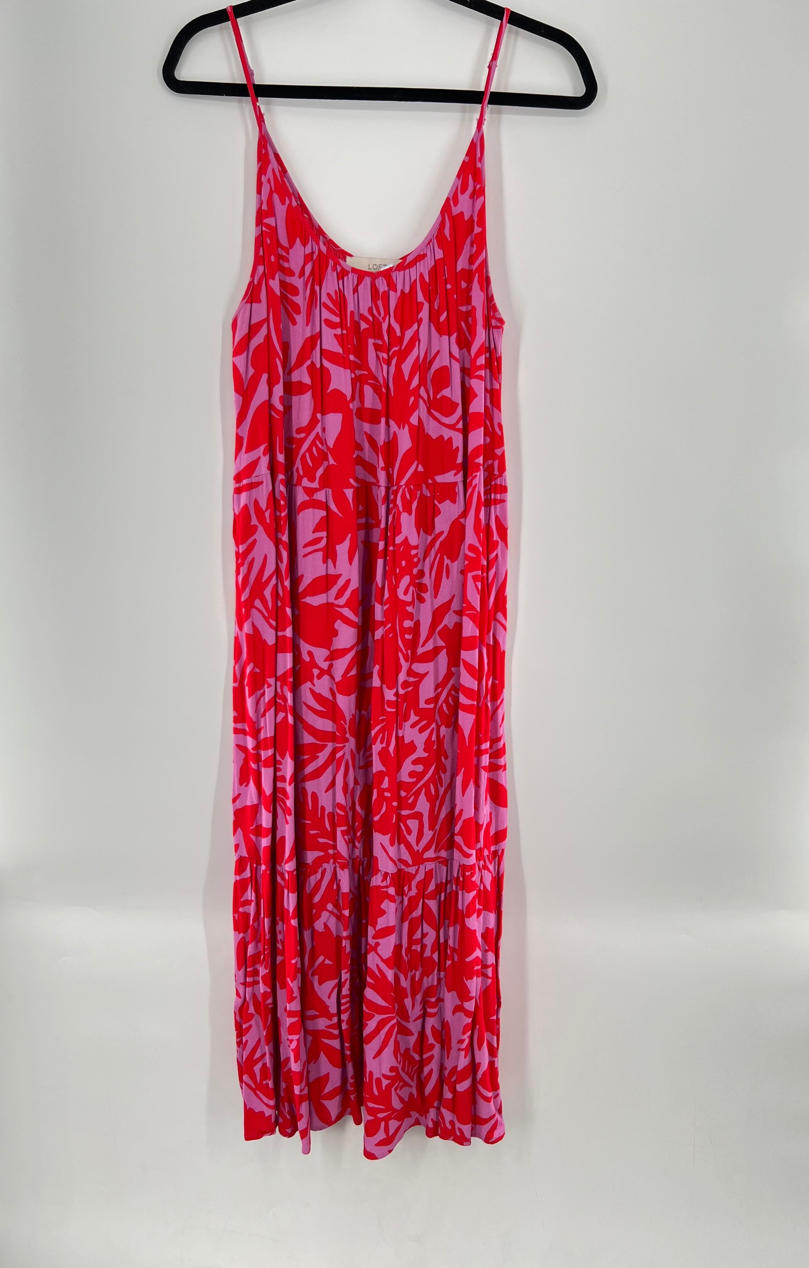 L flo print tiered sundress