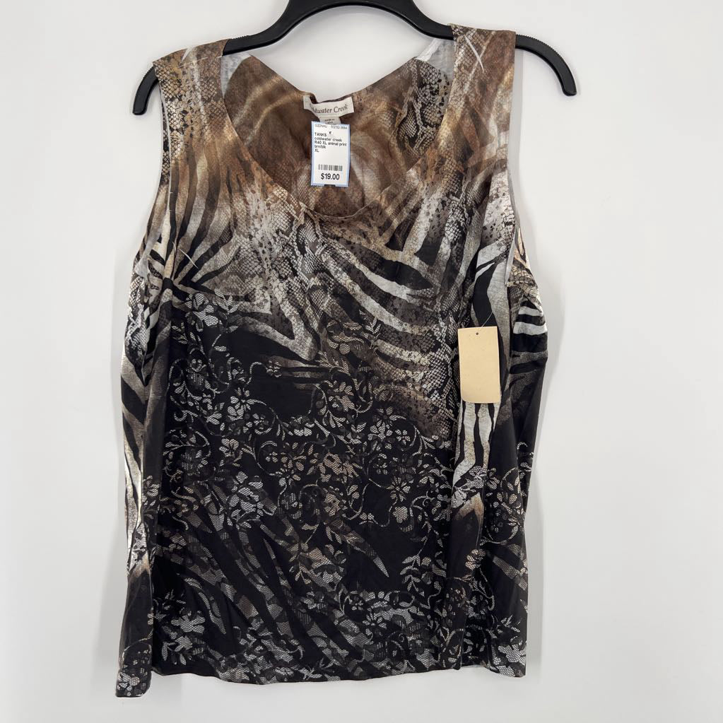 R40 XL animal print tank