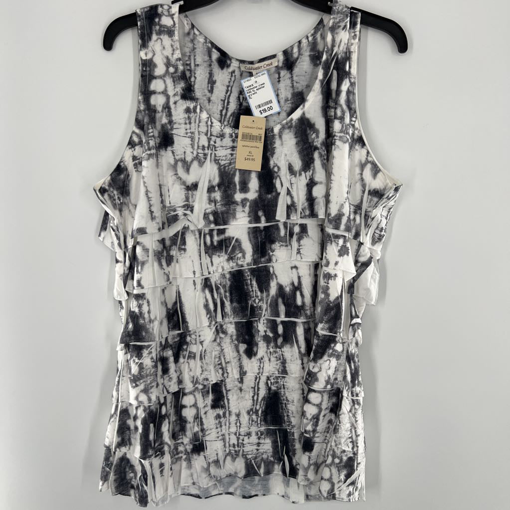 R50 XL splatter paint layered tank
