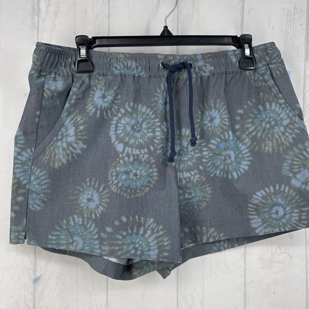 Tie-Dye Drawstring Shorts