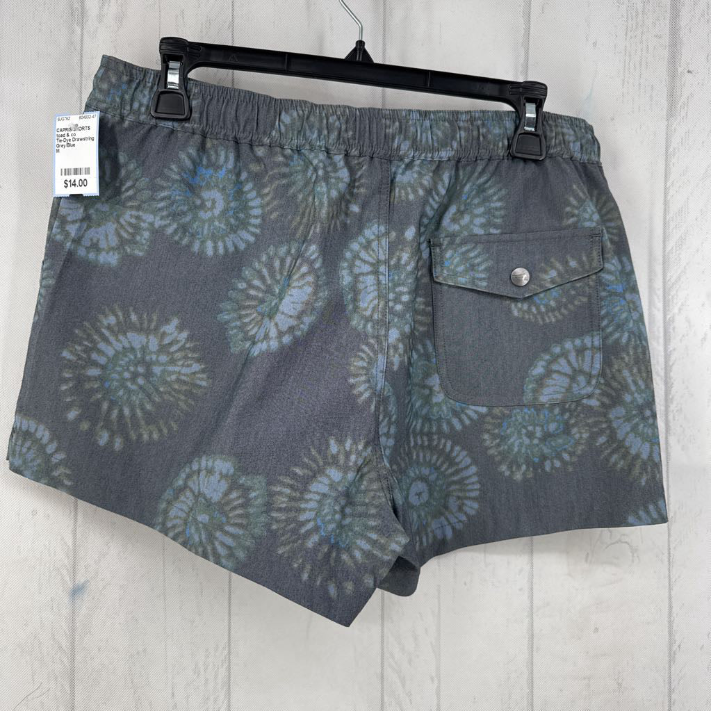 Tie-Dye Drawstring Shorts