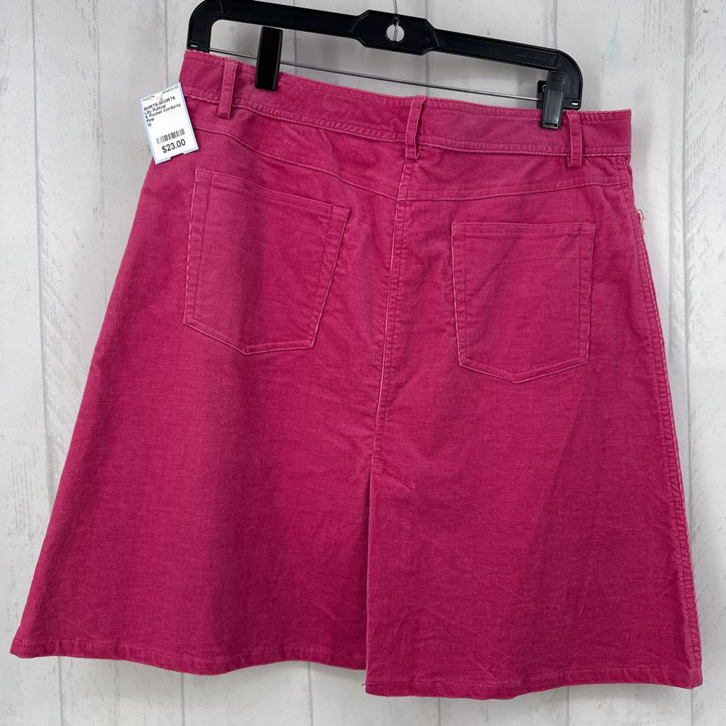 5 Pocket Corduroy Skirt