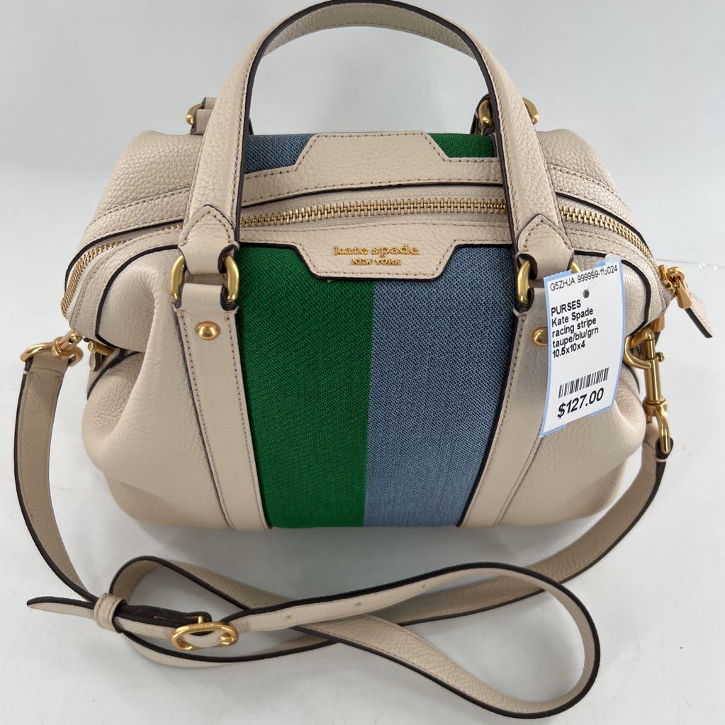 racing stripe satchel