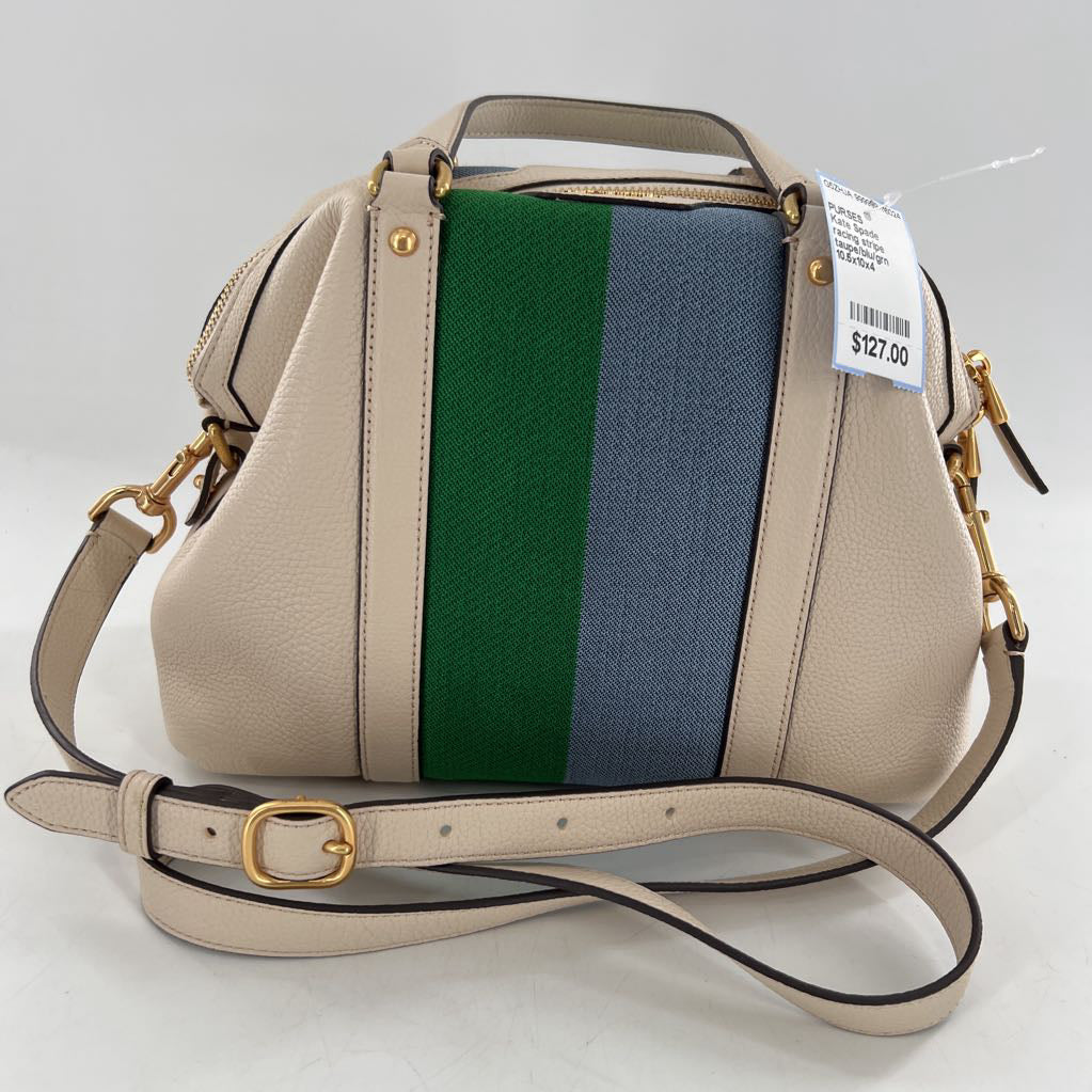 racing stripe satchel