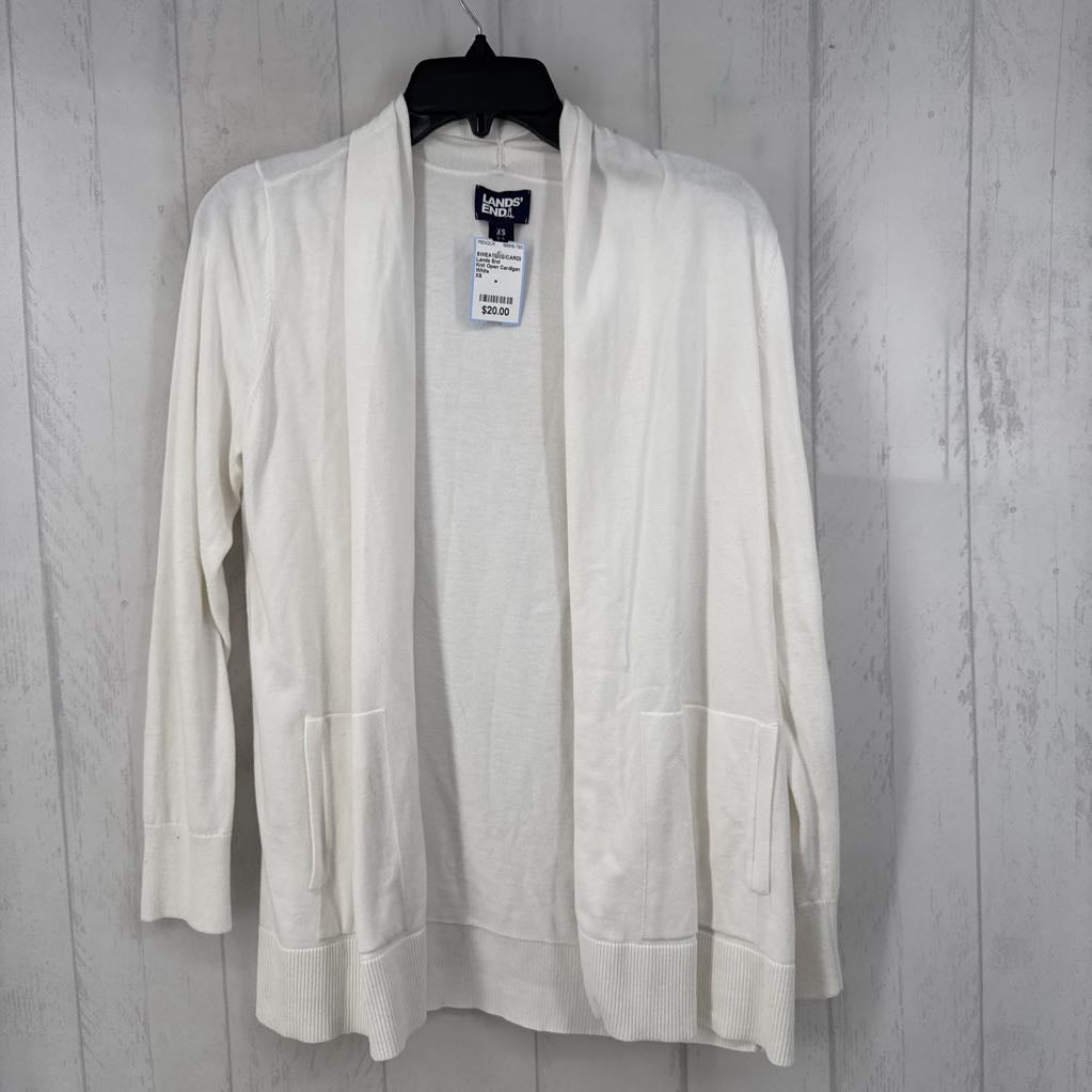 Knit Open Cardigan w/ Pockets
