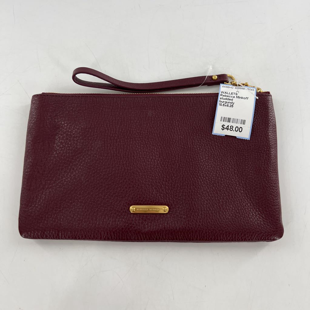 studded wristlet/clutch/pouch