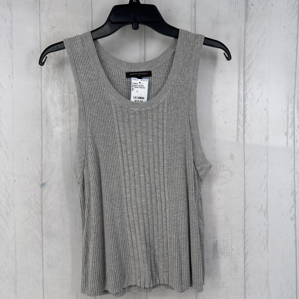 M ribbed sweater tank