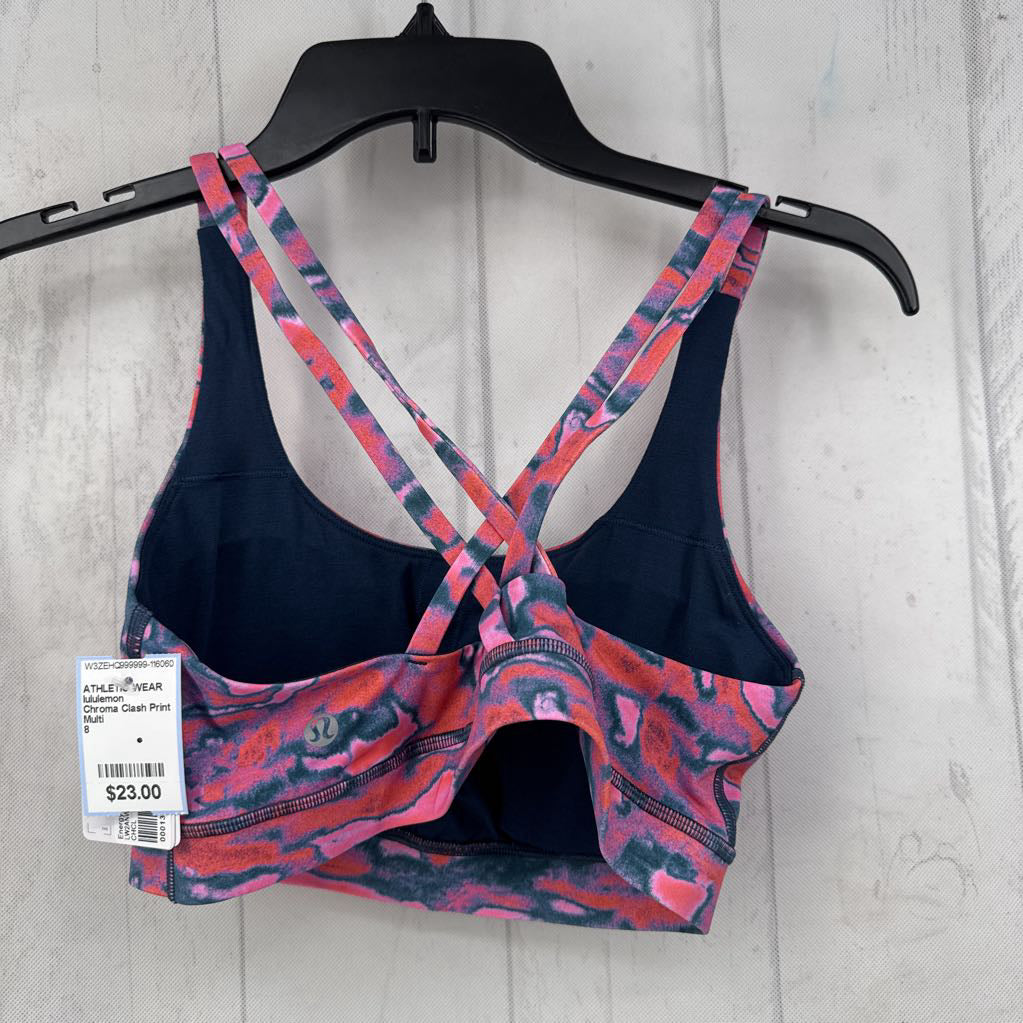 Chroma Clash Print Energy Bra
