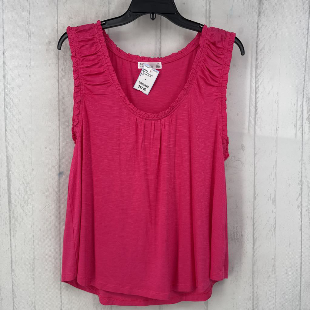 L scoop neck flowy tank