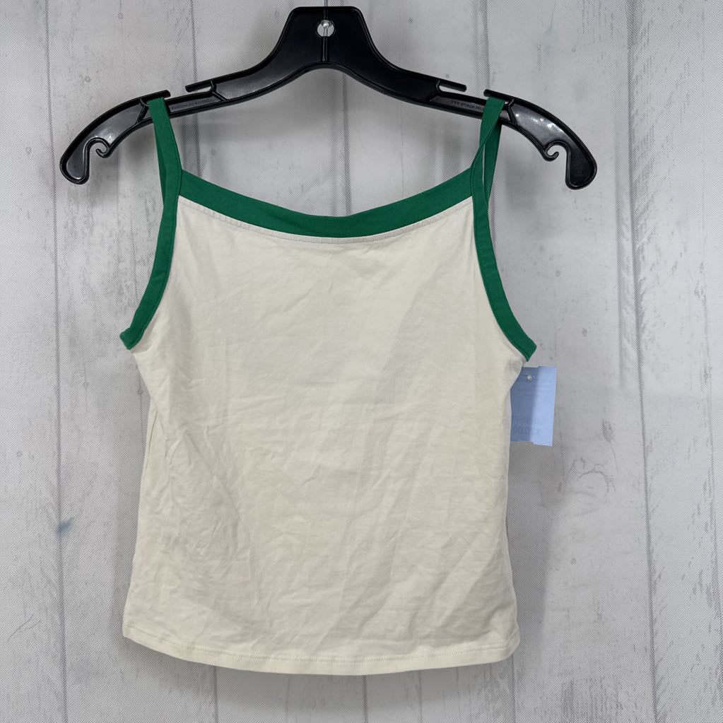 Organic Cotton High-Neck Ringer Tank