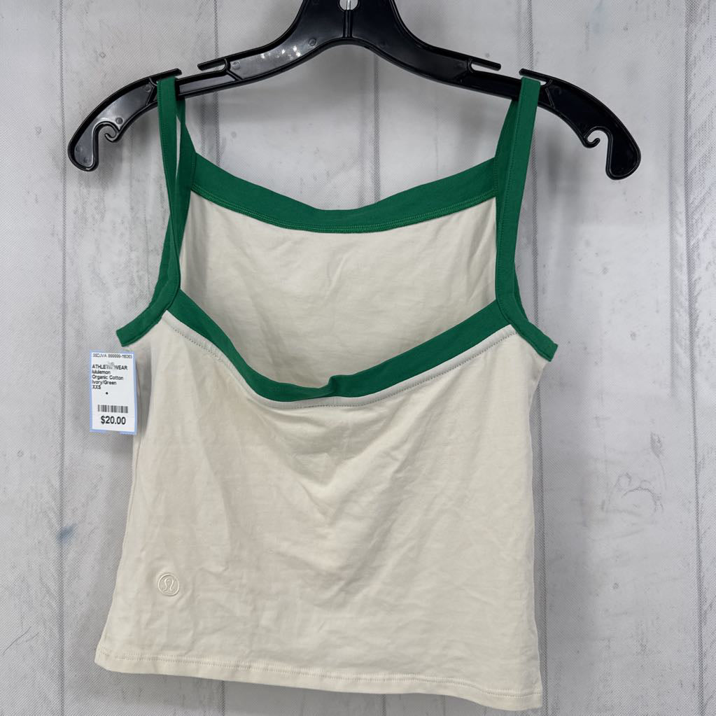 Organic Cotton High-Neck Ringer Tank