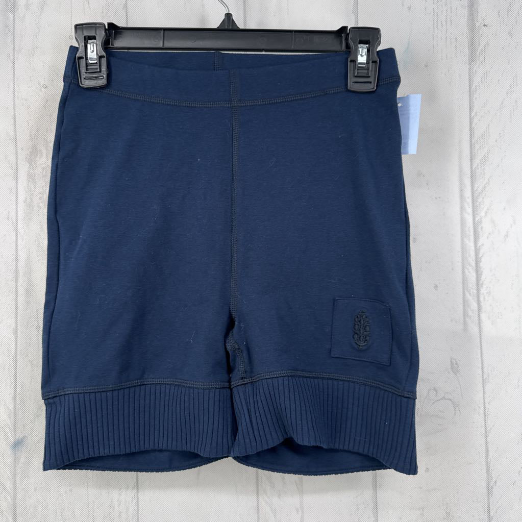 High-Rise Biker Shorts w/ Ribbed Detailing
