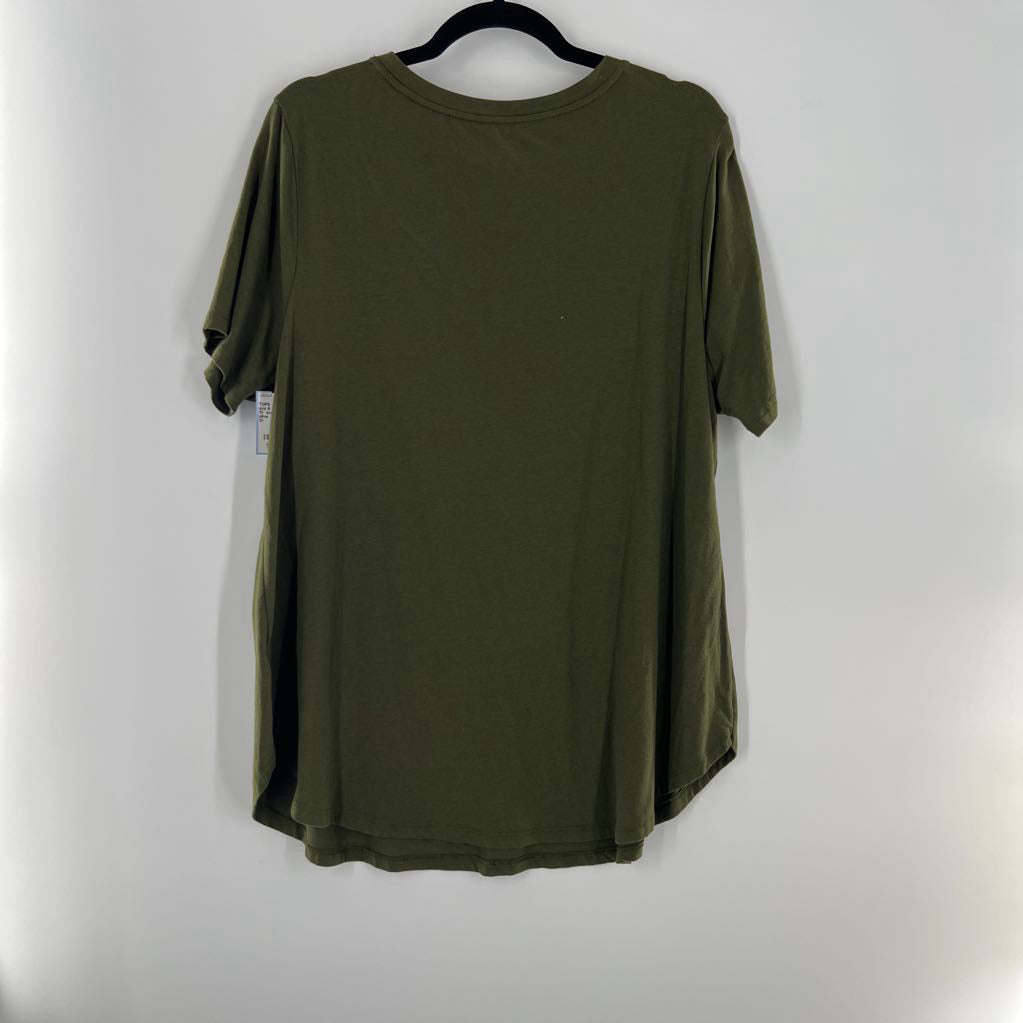 1X scoop neck s/s tee