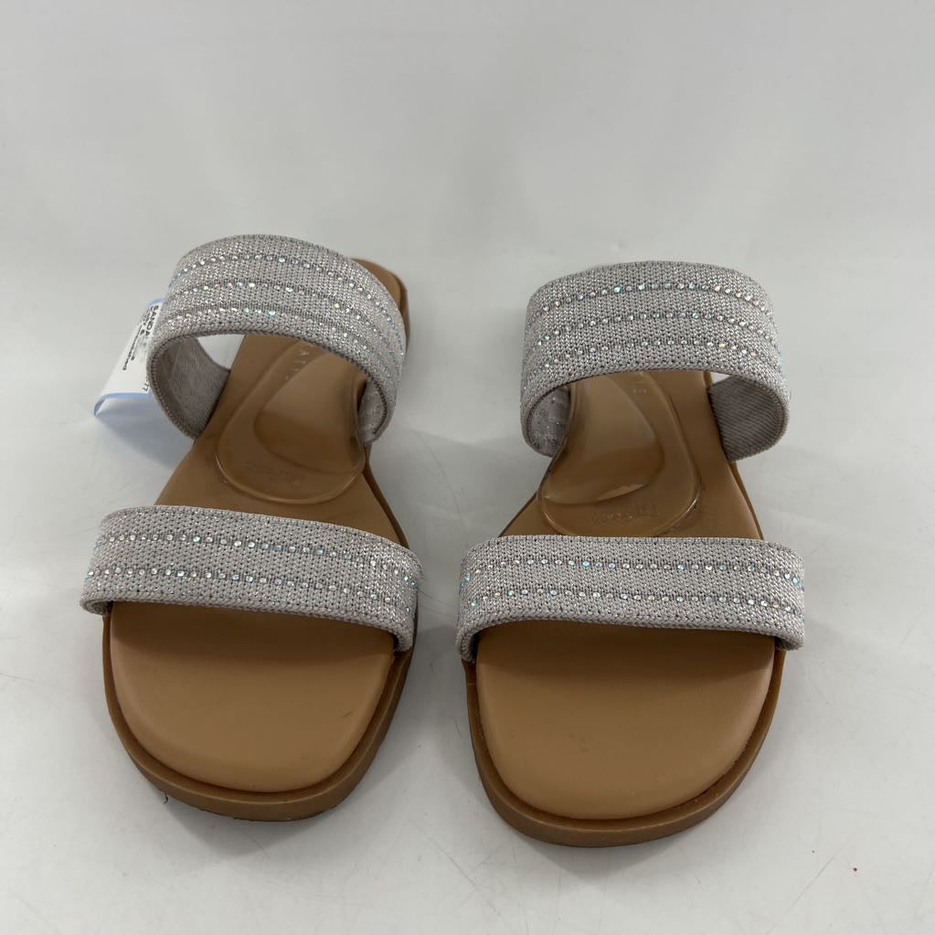 9W embelished double strap sandal