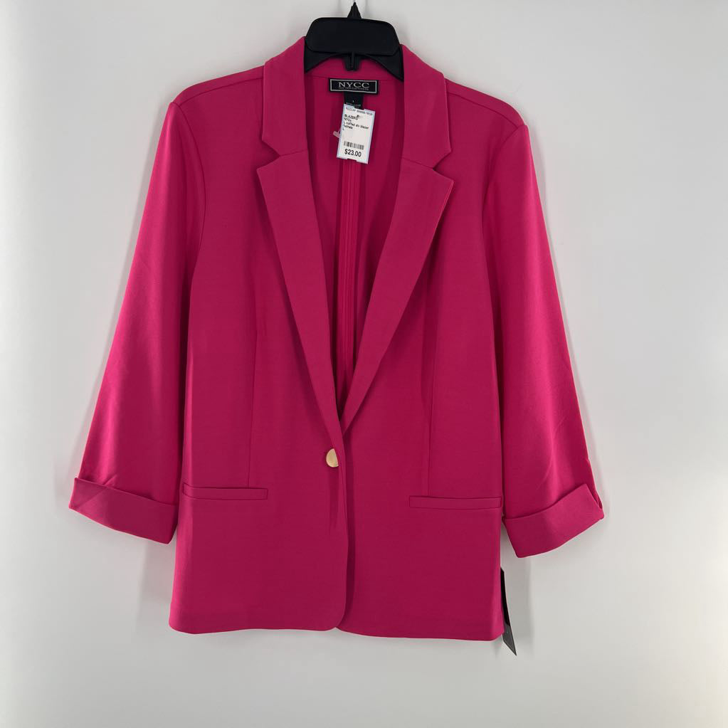 L cuffed slv blazer