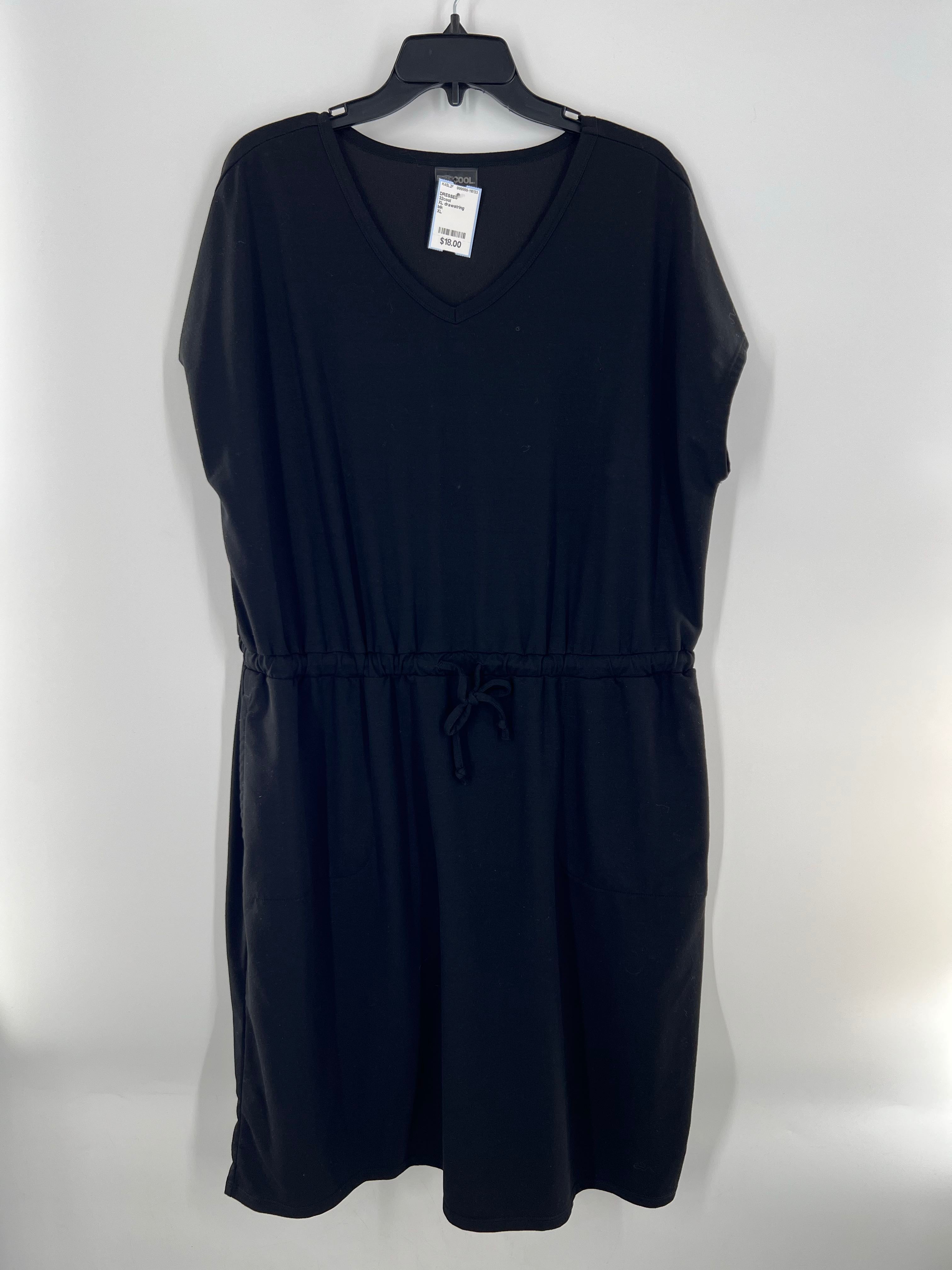 XL drawstring waist s/s dress