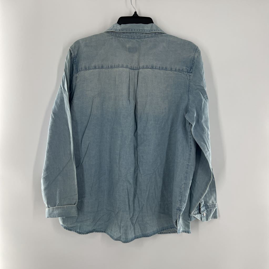 R50 L embelished l/s denim top