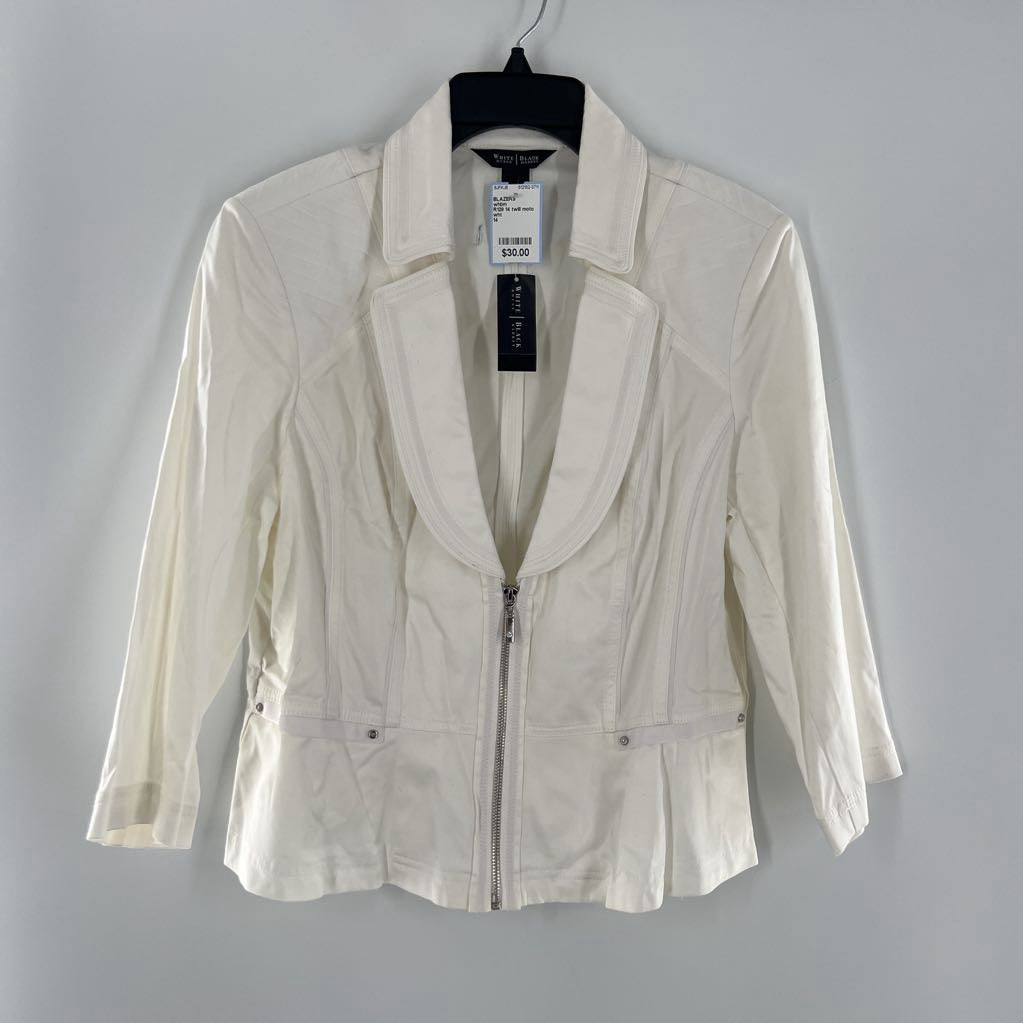 R128 14 twill moto jacket