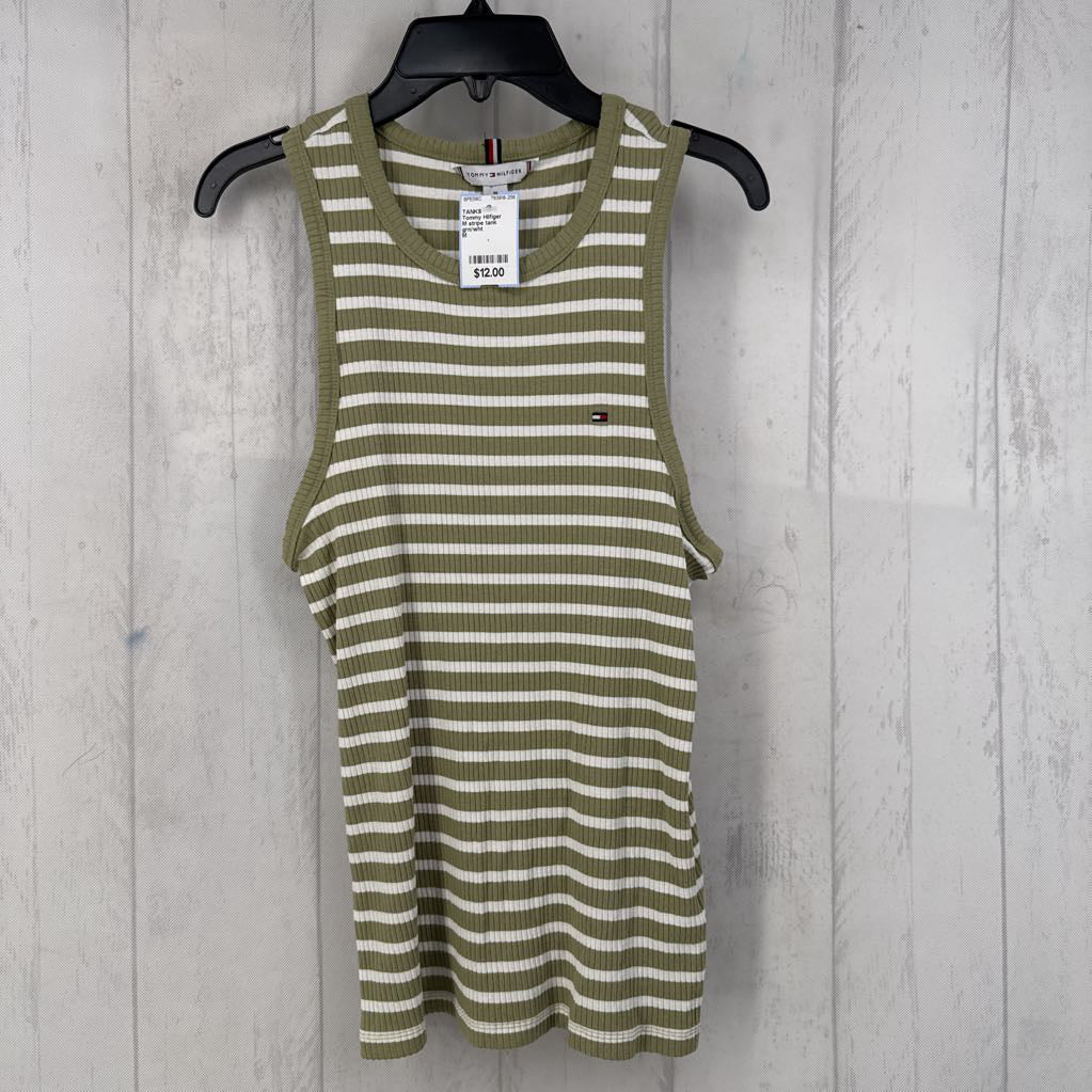 M stripe tank