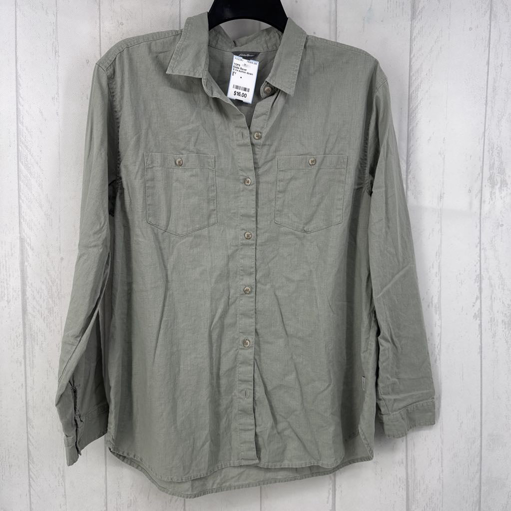 S l/s button down shirt