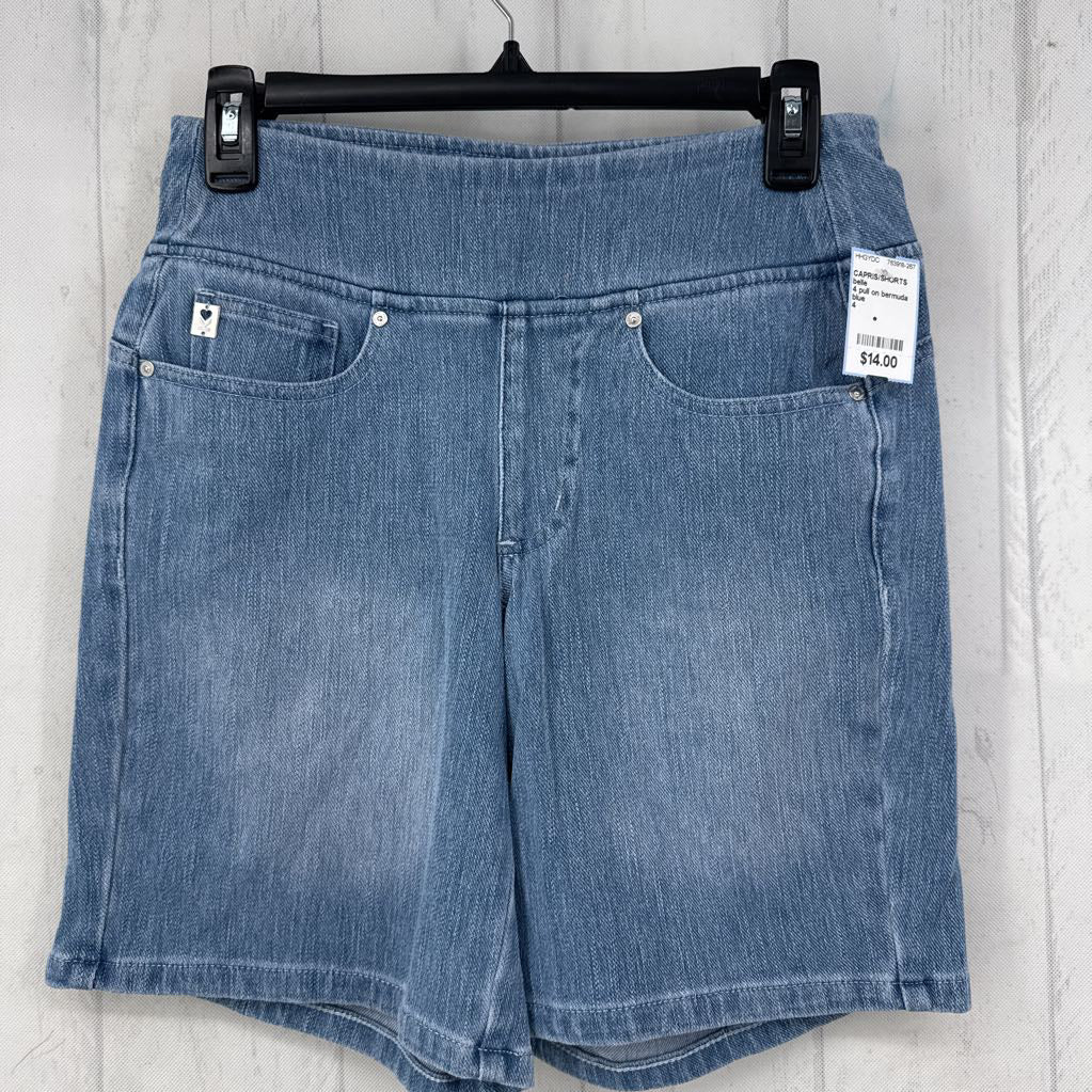 4 pull on bermuda shorts