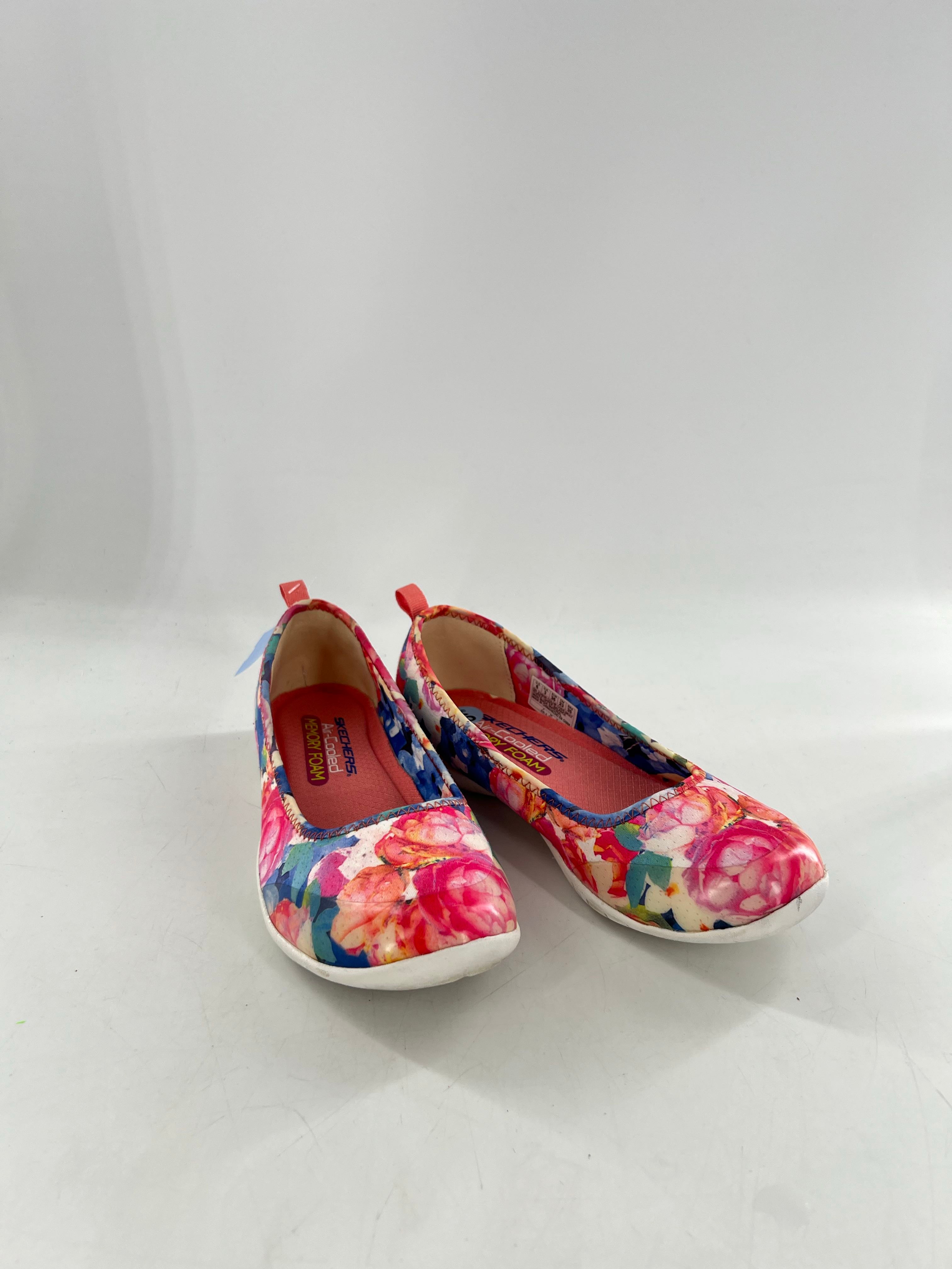 6 flo print slip-ons