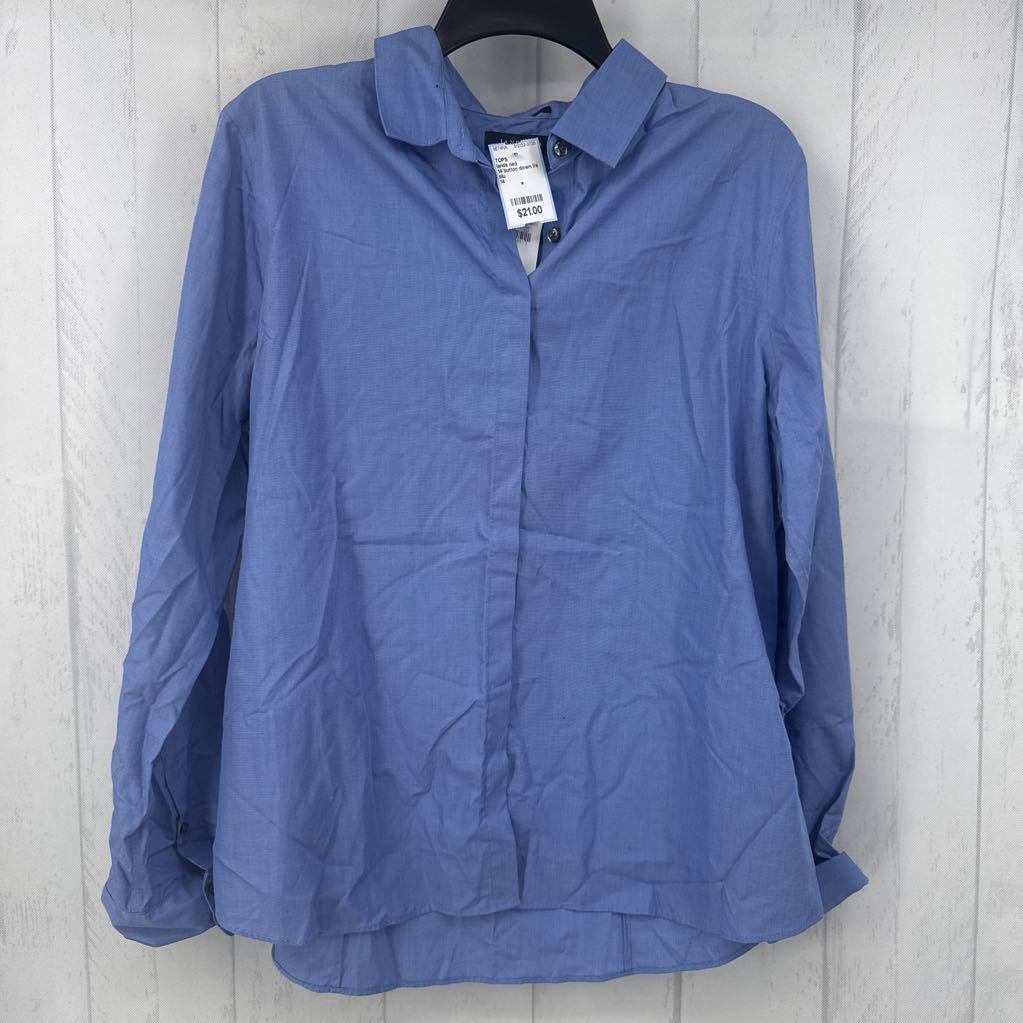 14 button down l/s top