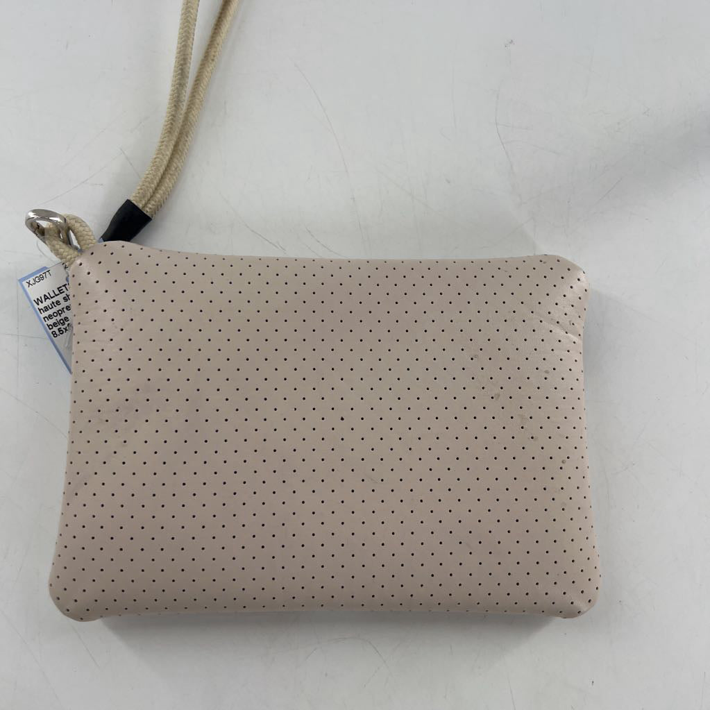 neoprene stripe wristlet