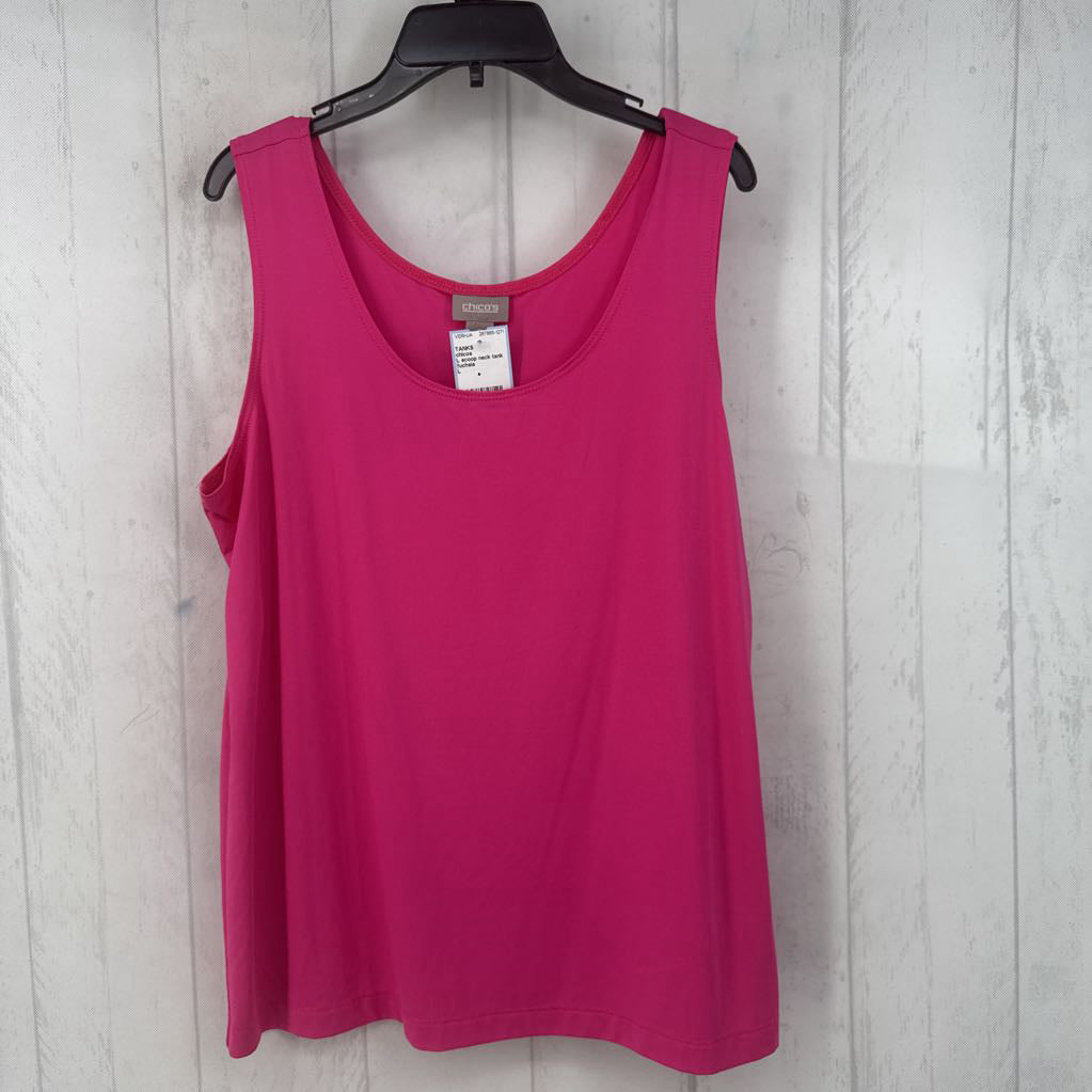 L scoop neck tank