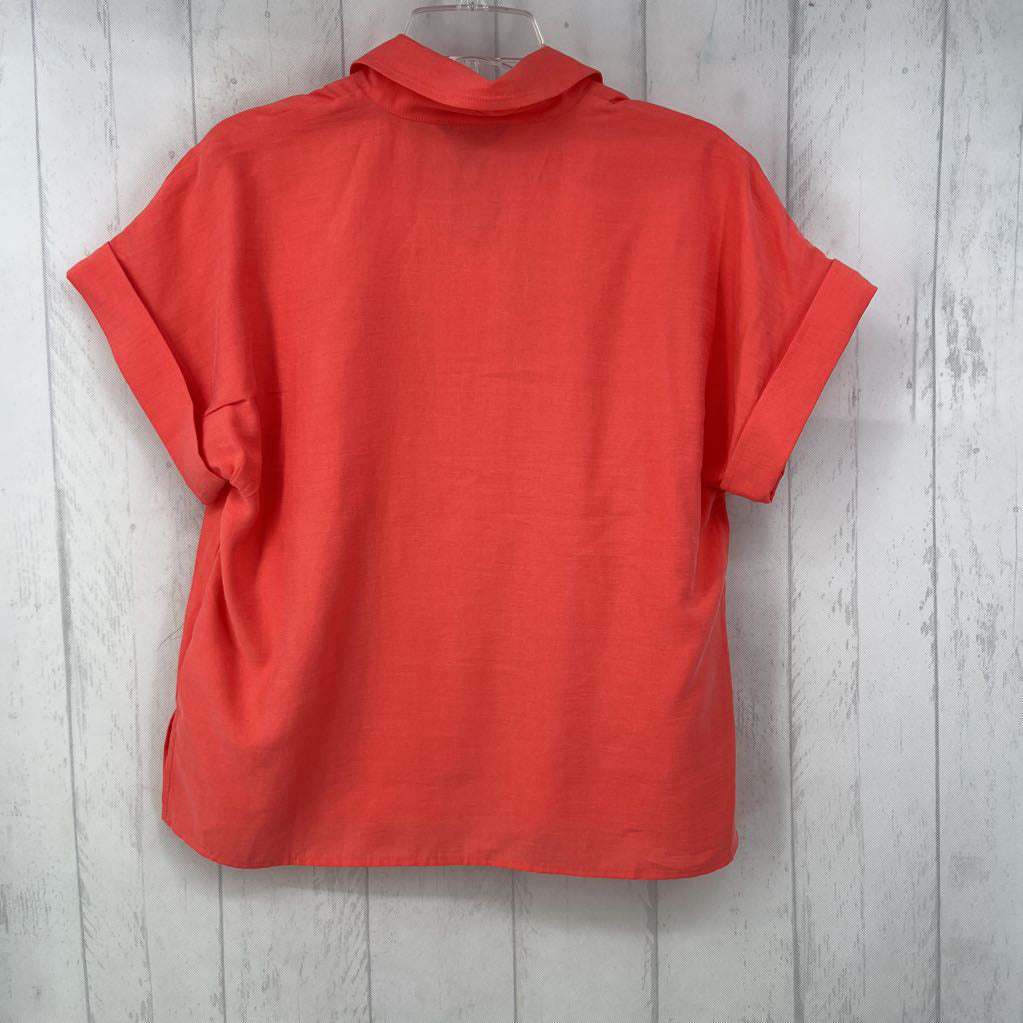 R70 M cuff s/s v-neck shirt