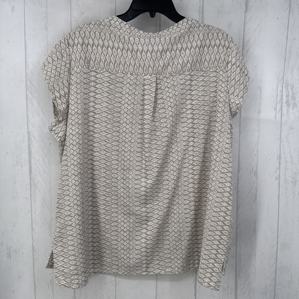 XL s/s hidden button down shirt