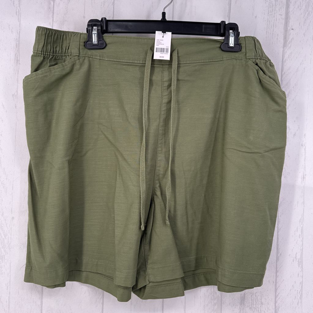 18/20 drawstring pull-on shorts