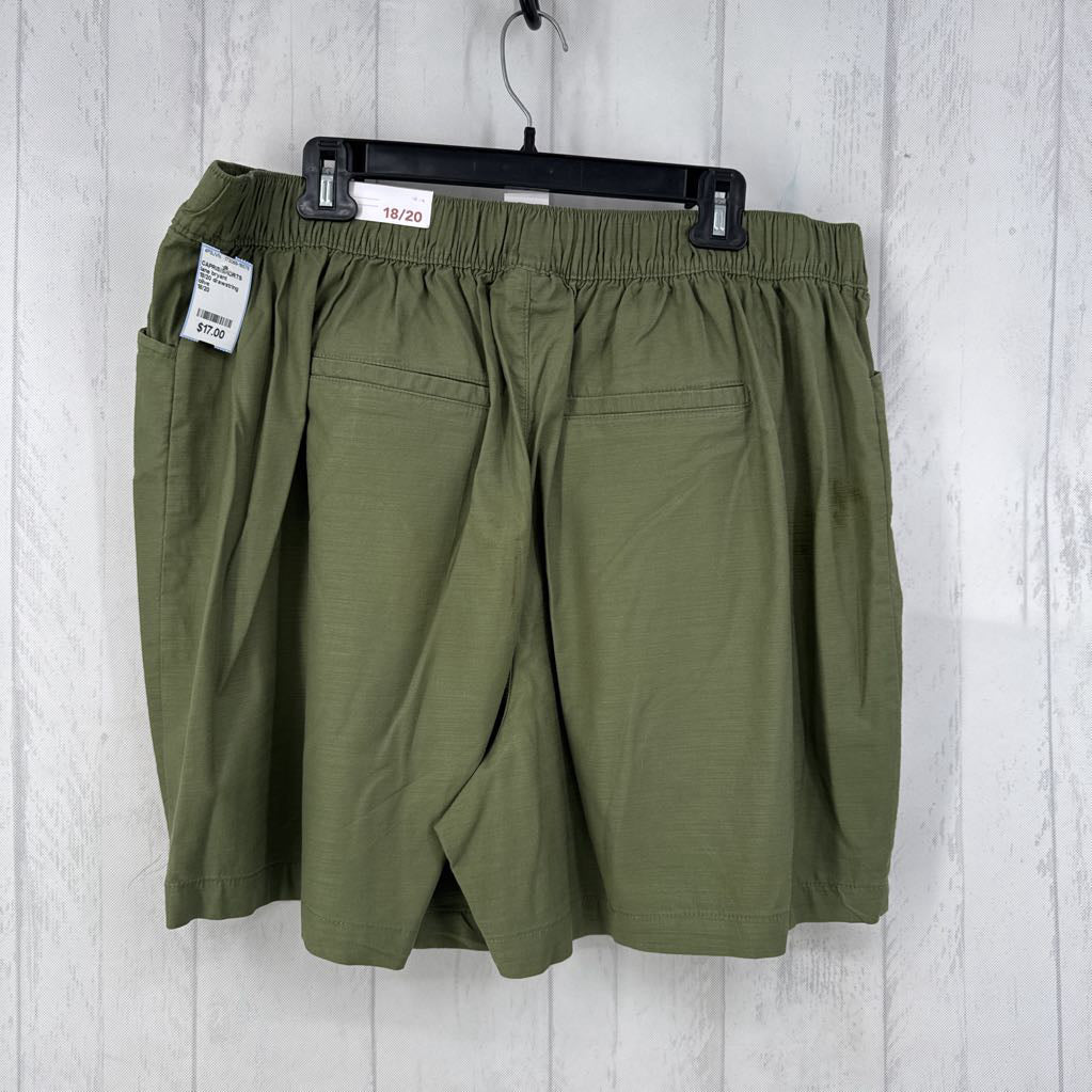 18/20 drawstring pull-on shorts