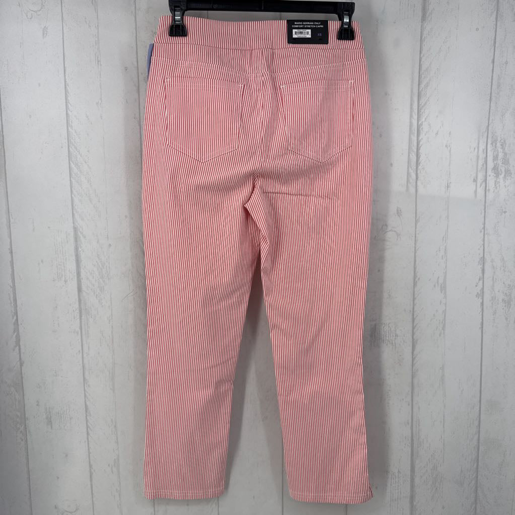 XS pinstripe pull-on pants