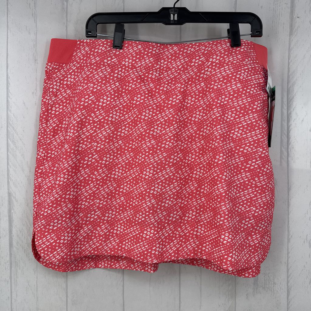 XL circle print skort