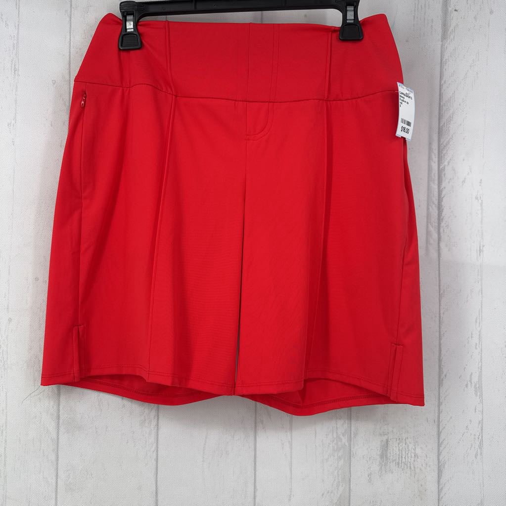 S pull-on zip pockets shorts