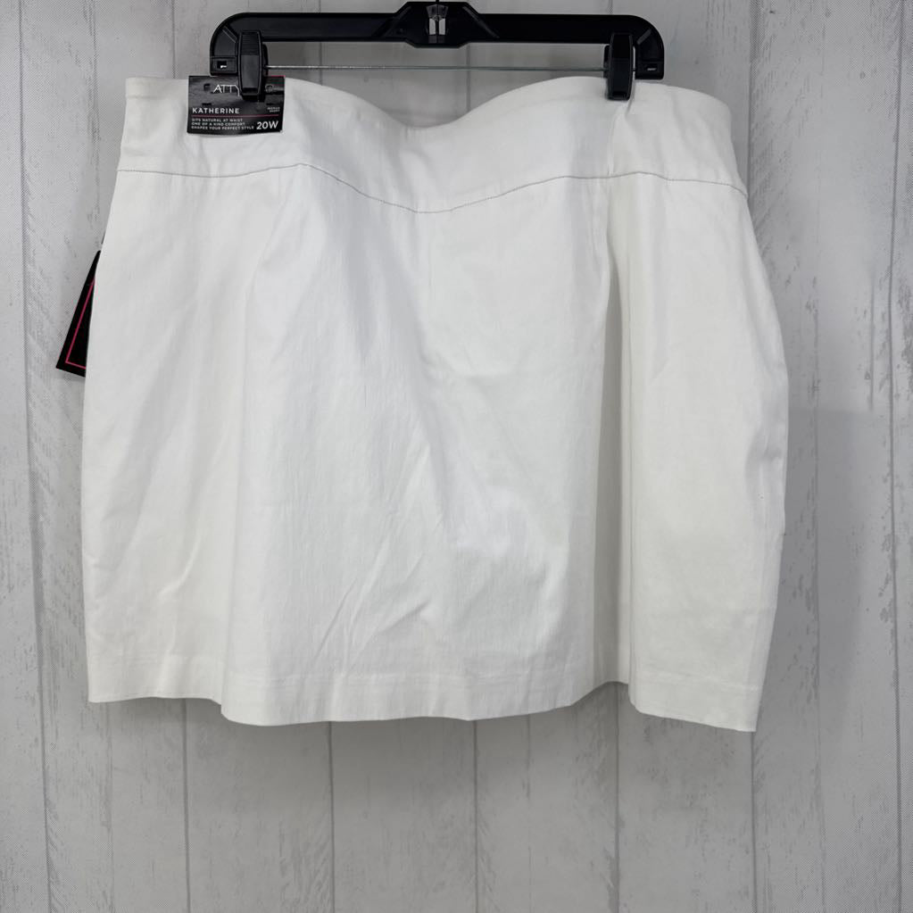 20w flamingo embroidered mini skort